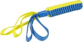 Duvo+ honden kauwspeelgoed Supa` nylon tug stick Blauw/geel S - 30x3cm