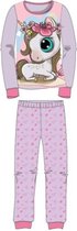 Unicorn pyjama paars - maat 98
