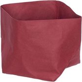 Ecosy Broodjeszak - wasbaar - bordeaux - 14x14xh15cm