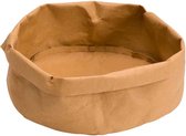 Ecosy Broodjeszak - Broodmandje - Broodmand - wasbaar - bruin - d25xh12cm