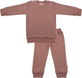 Little Indians Pyjama Burlwoord Junior Katoen Bruin Mt 12-18 Maanden