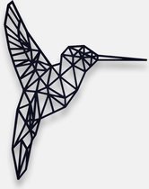 Drart - Metalen kolibrie 55 cm x 50 cm - metalen wanddecoratie