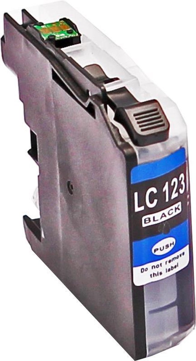 ABC huismerk inkt cartridge geschikt voor Brother LC-121BK LC-123BK zwart voor Brother DCP-J132W DCP-J150 DCP-J152W DCP-J152WR DCP-J172W DCP-J4110DW DCP-J4110W DCP-J552DW DCP-J752DW MFC-J245