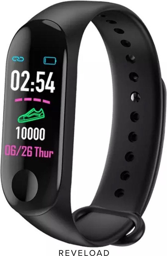 residu nicotine Onbeleefd Reveload smartwatch - Fitbit - Hartslagmeter Horloge - Stappenteller -  Smart Bracelet... | bol.com