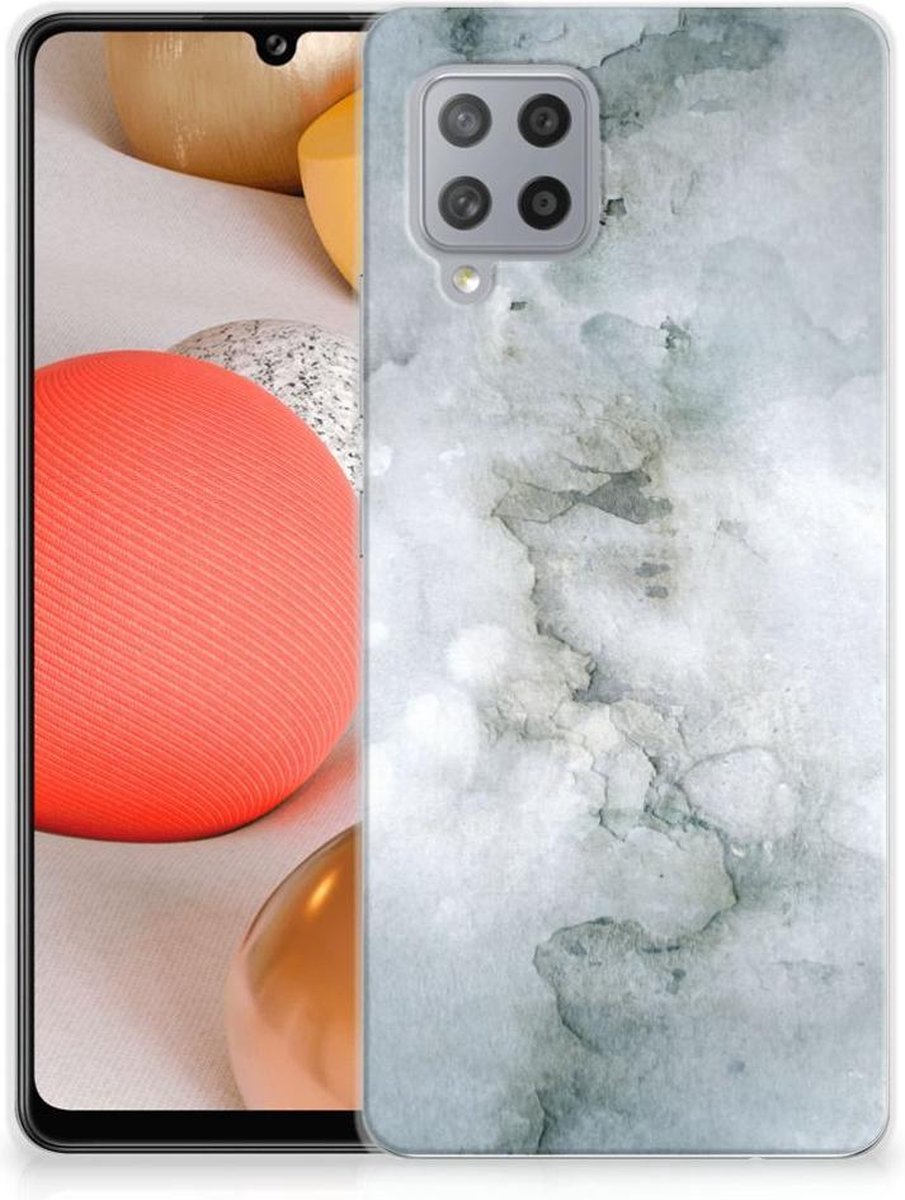 Hoesje maken Samsung Galaxy A42 Painting Grey
