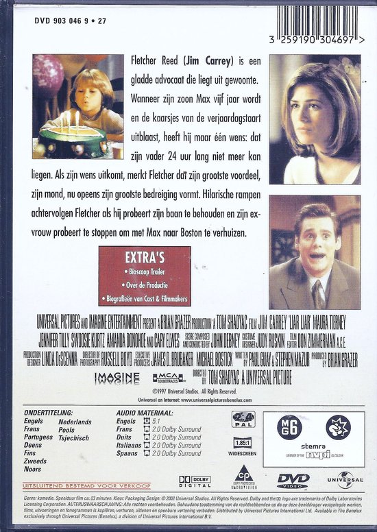 Liar Liar D Dvd Dvd S Bol Com