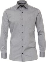 CASA MODA modern fit overhemd - grijs (contrast) - Strijkvriendelijk - Boordmaat: 46