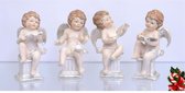 Cupido figuren - Beeld - Set van 4 - 14,8 cm hoog