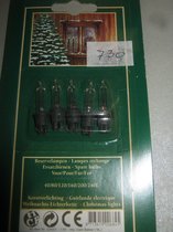 5 st Kerst Buitenverlichting Reservelampjes voor 40-80-120-160-200-240lamps verl. 1.6Volt art 730
