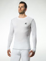Ondergoed Santec Heren Thermo Shirt Lm Poly. Interlock  3XL Helder Wit