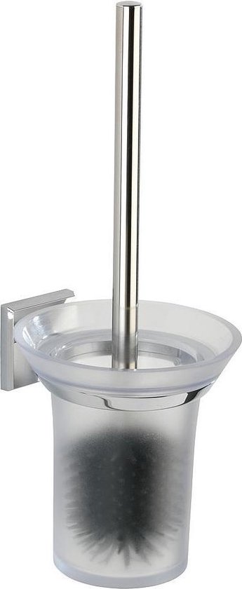 Wenko Toiletborstel En Houder Laceno 36,5 X 15,5 Cm Zilver