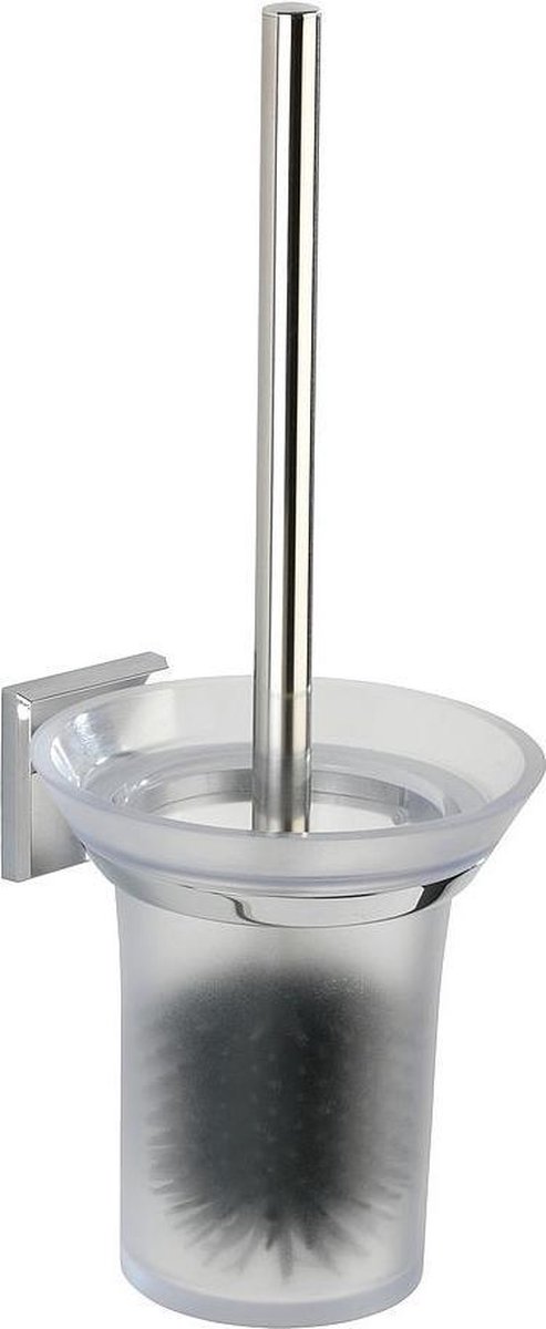 Wenko Toiletborstel En Houder Laceno 36,5 X 15,5 Cm Zilver