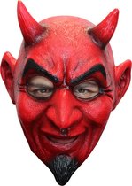 Partychimp Demon Duivel Volledig Hoofd Masker Halloween voor bij Halloween Kostuum Volwassenen Carnaval - Latex - One size