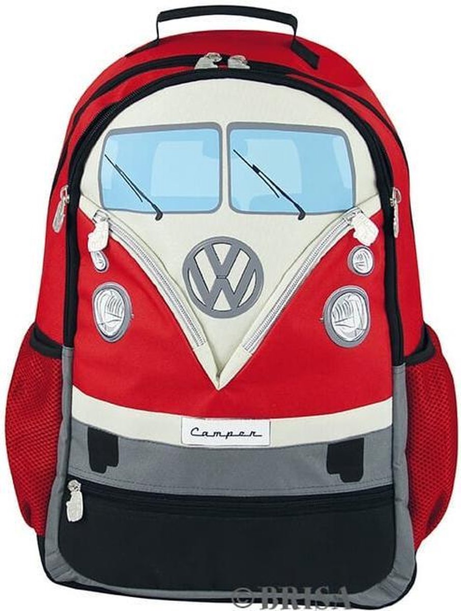 Volkswagen T1 Bus rugzak - rood