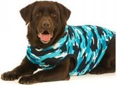 Suitical Recovery Suit Hond: Maat XXXS - Blauw camouflage