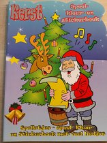 Kerst Speel- Sticker- en Kleurboek A4