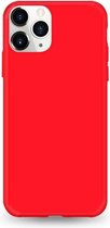 Huawei P30 Lite siliconen hoesje - Rood - shock proof hoes case cover - Telefoonhoesje met leuke kleur -