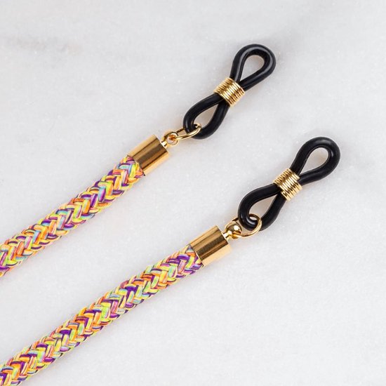 Zonnebrilkoord Rainbow - Amey Amsterdam - brillenkoord - zonnebriltouwtje -  zonnebril | bol.com