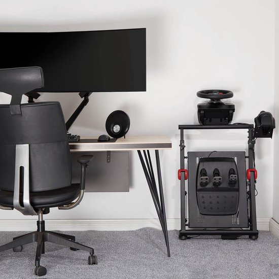 NanoRS - RS155 - Opvouwbare stuurstandaard - Racesimulator - Gamingstuurwielstandaard tot 20 kg - Gaming racestuurstandaard van NanoRS — afbeelding 2