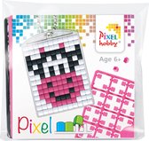 Pixelhobby Medaillon Sleutelhanger Startset - lachende koe