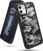 Ringke Fusion X Apple iPhone 12 Mini Hoesje Camo Zwart