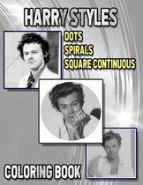 Harry Styles Dots Spirals Square Continuous Coloring Book