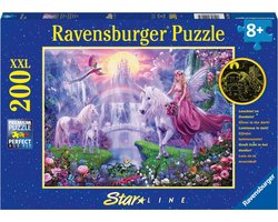 foto van Ravensburger puzzel Magische eenhoornnacht - Legpuzzel - 200 stukjes