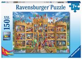Ravensburger puzzel Kijkje in het Ridderkasteel - Legpuzzel - 150XXL stukjes