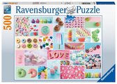 Ravensburger puzzel Zoete Verleiding - Legpuzzel - 500 stukjes