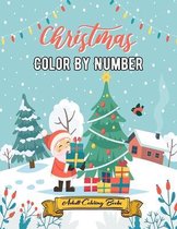 Christmas Color by Number Adult Coloring Books