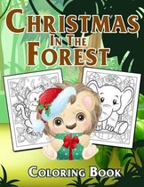 Christmas In The Forest Coloring Book