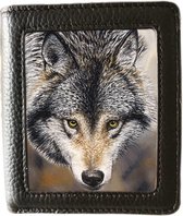 Caszmy portemonnee met 3D afbeelding Wolf Natures Beauty
