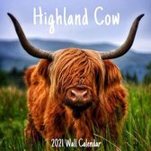 Highland Cow 2021 Wall Calendar