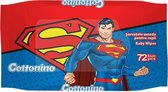 Cottonino Justice League Baby Vochtige Doekjes - Superman - Baby Wet Wipes 6x72 stuks