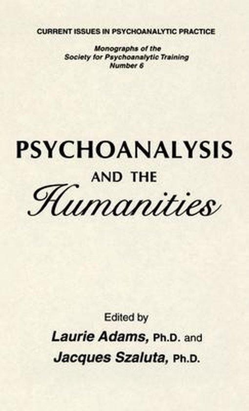 Psychoanalysis And The Humanities - cover