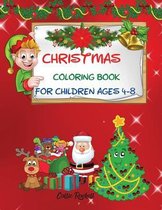 Christmas coloring book for children ages 4-8