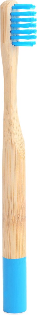 OrganiBrush Bamboe Tandenborstel KIND - Blauw - 1 Stuk