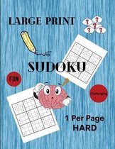 Large Print Sudoku 1 Per Page Hard