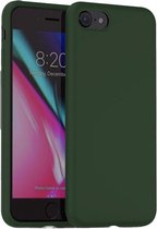 Telefoonhoesje iphone SE 2020/SE 3 (2022) hoesje groen - iPhone SE 2020/SE 3 (2022) hoesje siliconen case hoesjes cover hoes