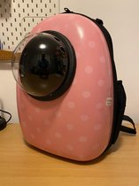 Huisdier rugtas - Roze- Backpack Pet - Kattenrugzak - Draagtas - reismand - vervoersbox