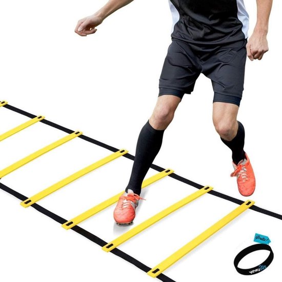 Duo Bakkersport - Loopladder, speedladder, agility ladder quick - 6 meter x 50cm - Voetbal training