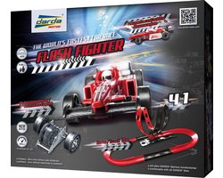 Darda Racebaan Flash Fighter 3 Meter Rood/zwart