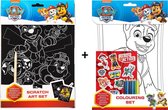 PAW Patrol tekenset + scratchset | Kleurplaten | kleurpotloden | stickers | PAW Patrol stickers | Tekenen |PAW Patrol Kleurenplaten| Stickers | Kleurpotloden | knutselen | Tekenset voor kinde