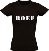 Boef dames t-shirt | crimineel | thug life | cadeau | Zwart