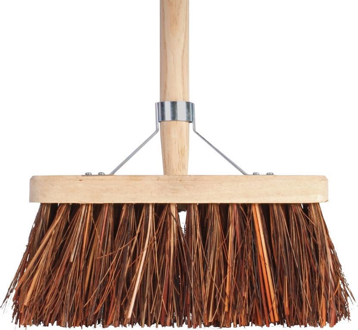 Balai Extérieur Fibres Naturelles Bahia 29 Cm – Avec Manche Acier 150 Cm Synx Tools