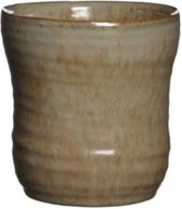 Mica Decorations Stef pot - Bloempot - Rond - Hoogte 12,5 cm x doorsnede 11,5 cm - Taupe