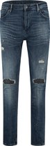 Purewhite - Jone 605 - Heren Skinny Fit   Jeans  - Blauw - Maat 30