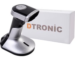 DTRONIC DT3452 Draadloze Barcodescanner – Gaat een hele dag mee – Bluetooth – Leest QR-codes en streepjescodes – Met laadstation