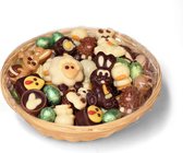 Mand met Belgische Paaschocolade - 1KG Pasen