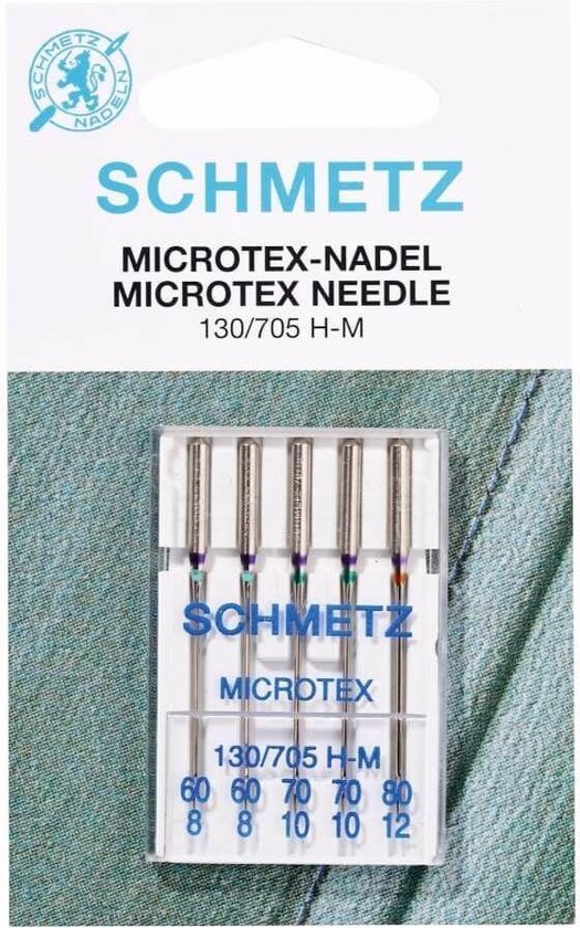 SCHMETZ Naaimachinenaalden | 10 universele naalden | naalddikte 110/18 | 130/705 H | op elke gangbare naaimachine te gebruiken
